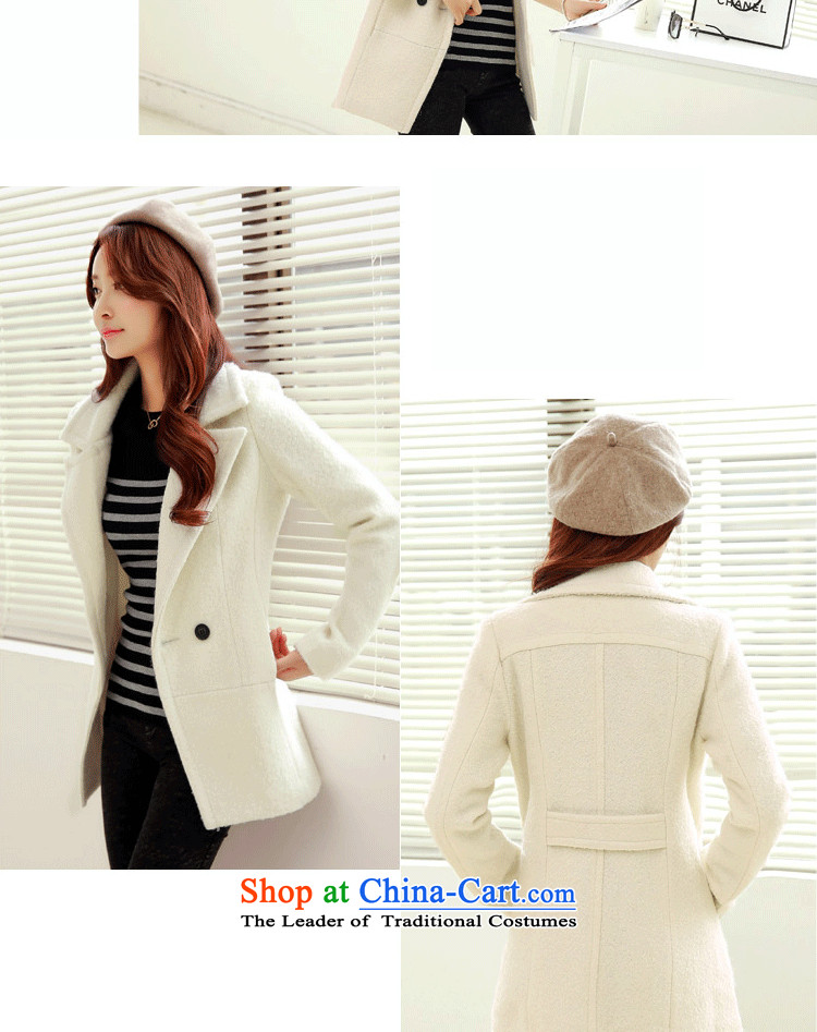 In accordance with the clear 2015 Autumn optimized for women Korean jacket coat women gross Sau San? 1018 This white S picture, prices, brand platters! The elections are supplied in the national character of distribution, so action, buy now enjoy more preferential! As soon as possible.