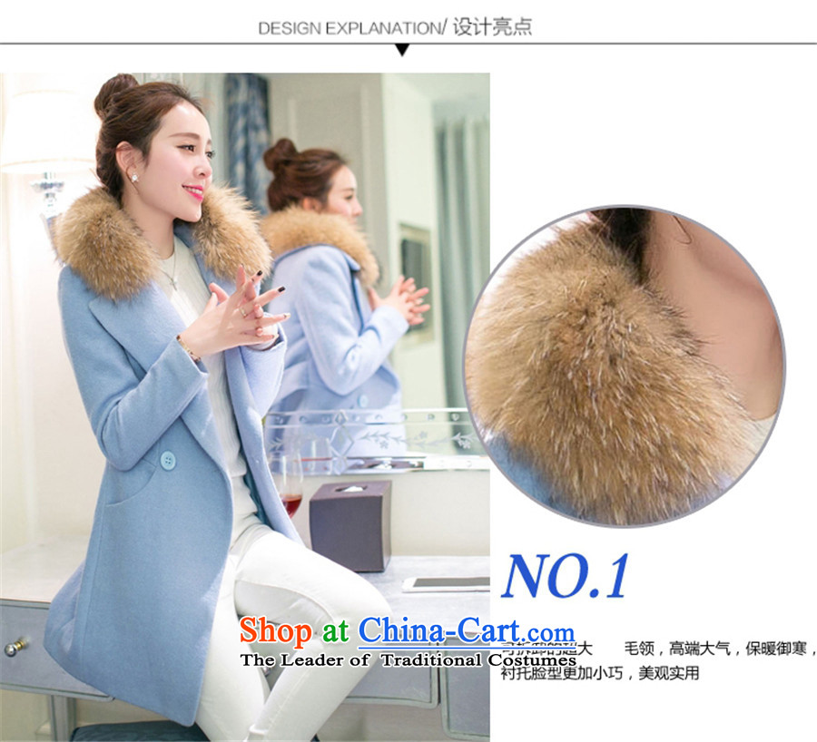 Temperature, Korean students in 2015 girls coats, wool? long hair.?? coats female loose coat large a women's autumn and winter green PREPPY M picture, prices, brand platters! The elections are supplied in the national character of distribution, so action, buy now enjoy more preferential! As soon as possible.