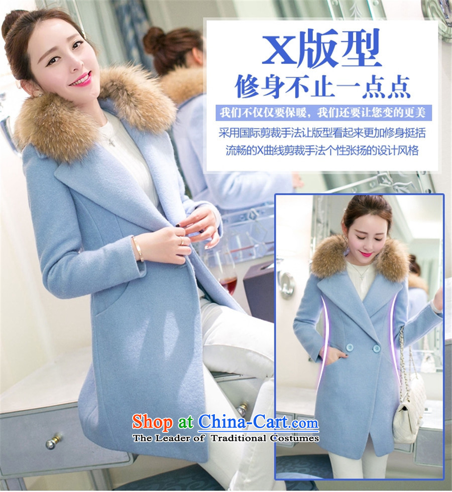 Temperature, Korean students in 2015 girls coats, wool? long hair.?? coats female loose coat large a women's autumn and winter green PREPPY M picture, prices, brand platters! The elections are supplied in the national character of distribution, so action, buy now enjoy more preferential! As soon as possible.