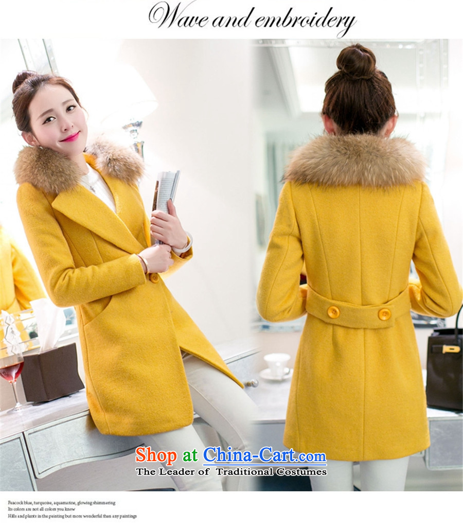 Temperature, Korean students in 2015 girls coats, wool? long hair.?? coats female loose coat large a women's autumn and winter green PREPPY M picture, prices, brand platters! The elections are supplied in the national character of distribution, so action, buy now enjoy more preferential! As soon as possible.