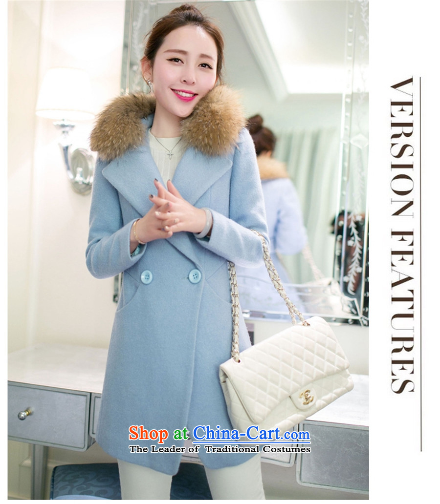 Temperature, Korean students in 2015 girls coats, wool? long hair.?? coats female loose coat large a women's autumn and winter green PREPPY M picture, prices, brand platters! The elections are supplied in the national character of distribution, so action, buy now enjoy more preferential! As soon as possible.