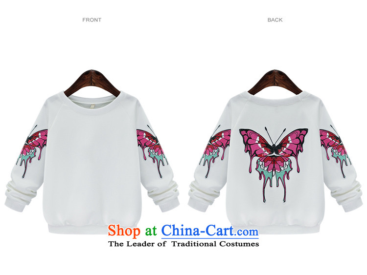 The results of the new Fall thousands of replacing to xl female jackets thick mm long-sleeved T-shirt butterfly embroidery t-shirt 200 catties thick sister video thin sweater 364 Black 4XL Photo, prices, brand platters! The elections are supplied in the national character of distribution, so action, buy now enjoy more preferential! As soon as possible.