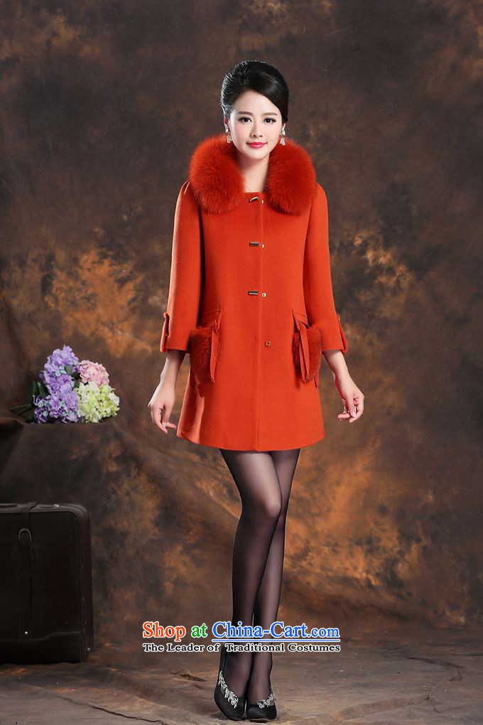 The former Yugoslavia autumn dreams 2015 new women's winter Western Wind stylish commuter wild video thin-sided flannel long long-sleeved wool cashmere overcoat female 7-842? large red L picture, prices, brand platters! The elections are supplied in the national character of distribution, so action, buy now enjoy more preferential! As soon as possible.