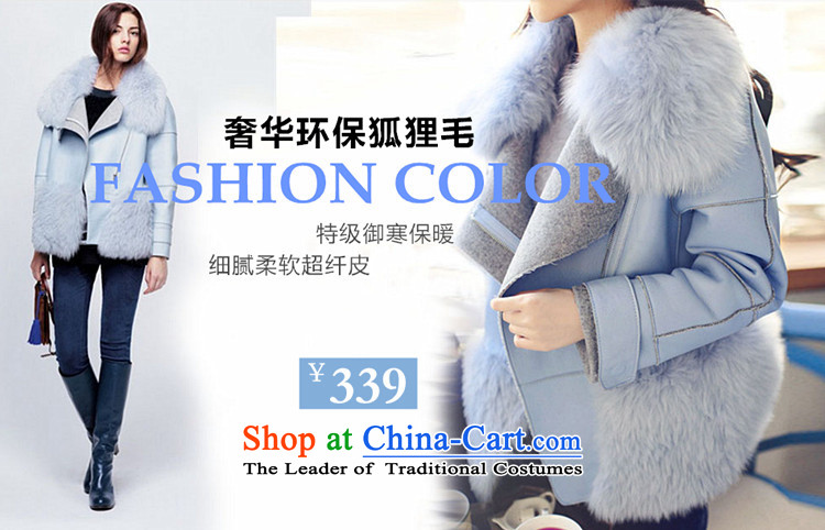 Entities of the United States and Iraq 2015 new Korean version thin fox gross collar short of fur coat, extra thick? overcoat, blue dress S picture, prices, brand platters! The elections are supplied in the national character of distribution, so action, buy now enjoy more preferential! As soon as possible.