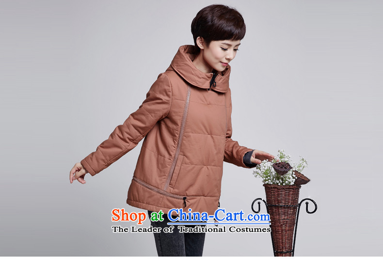 For the people by 2015 Winter New Doi A large relaxd Version field for women, women's blouses cotton Short thick mm) middle-aged moms with winter cotton coat jacket color navy 3XL( recommendations 145-165 catty) Picture, prices, brand platters! The elections are supplied in the national character of distribution, so action, buy now enjoy more preferential! As soon as possible.