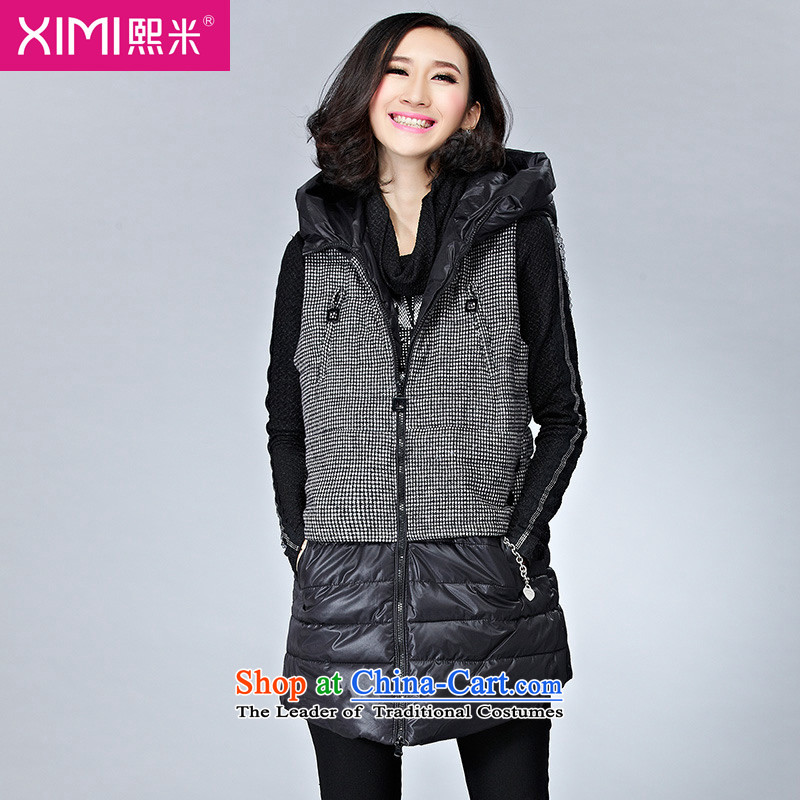 Hee-m to xl female cotton coat jacket, a winter 2015 new product expertise mm thick, Hin thin sister of leisure Korean Ms. ?ta jacket?2XL Black