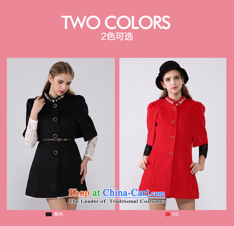 Aida 2015 Winter New Lin elegant commuter diamond collar cloak-long wool coat jacket CA44197315? The Red XL Photo, prices, brand platters! The elections are supplied in the national character of distribution, so action, buy now enjoy more preferential! As soon as possible.