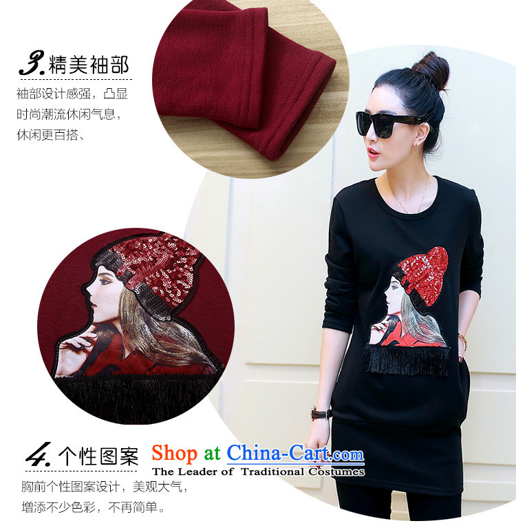 The officials of the fuseau larger female Autumn and Winter Sweater thickened the lint-free thick mm to xl girls avatar jacket wine red XXXL picture, prices, brand platters! The elections are supplied in the national character of distribution, so action, buy now enjoy more preferential! As soon as possible.