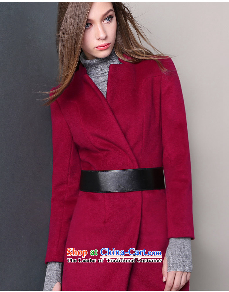 Zk Western women 2015 Fall/Winter Collections new aubergine Sau San? In gross jacket long time a wool coat BOURDEAUX S picture, prices, brand platters! The elections are supplied in the national character of distribution, so action, buy now enjoy more preferential! As soon as possible.