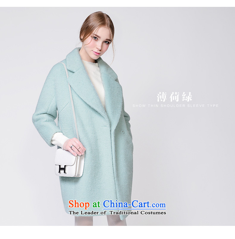 In 2015 winter sugar new European station light green lapel cocoon-long wool coat jacket women gross? mint green (pre-sale 5 December shipment) XS picture, prices, brand platters! The elections are supplied in the national character of distribution, so action, buy now enjoy more preferential! As soon as possible.