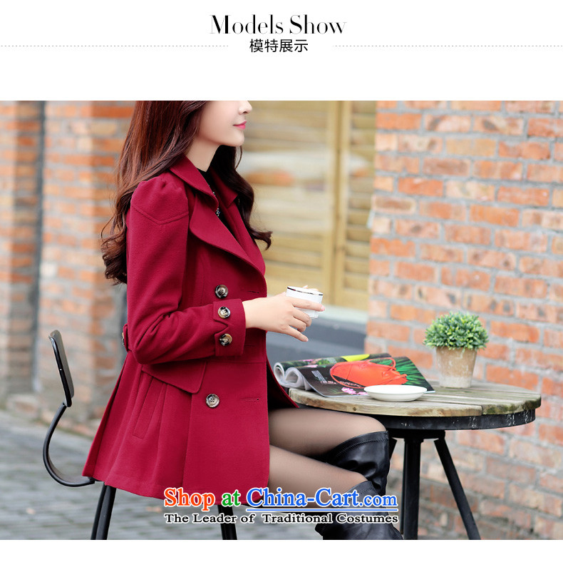 Michelle Gellar of 2015 Fall/Winter Collections new Korean fashion Sau San temperament gross? for long suit coats, wool coat women? Double Line button Line button Yellow M picture, prices, brand platters! The elections are supplied in the national character of distribution, so action, buy now enjoy more preferential! As soon as possible.