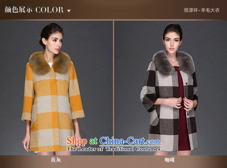 Hengyuan Cheung 2015 autumn and winter woolen coat a jacket compartments in Sau San long, Ms. Gross Gross for 8946 fox? No. 1 coffee 165/88A(L) picture, prices, brand platters! The elections are supplied in the national character of distribution, so action, buy now enjoy more preferential! As soon as possible.