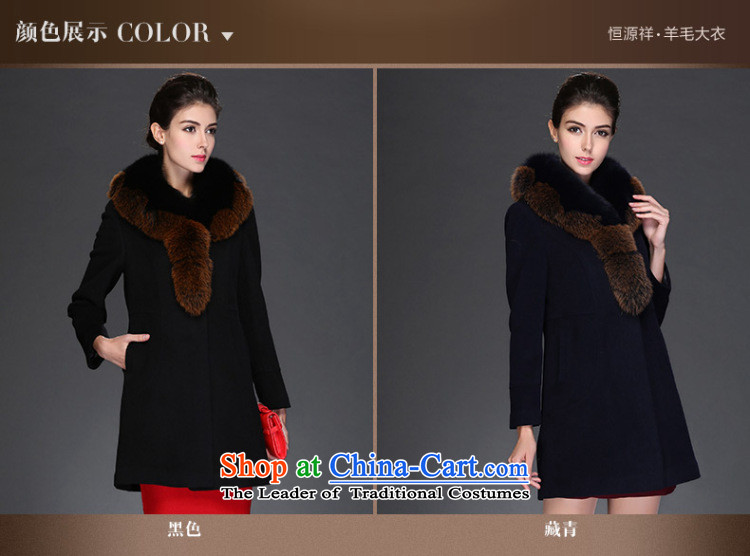 Hengyuan Cheung 2015 autumn and winter coats, wool a medium to long term gross? 