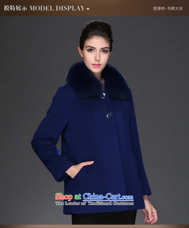 Hengyuan Cheung 2015 autumn and winter coats, wool a short of the amount? jacket for the middle-aged 