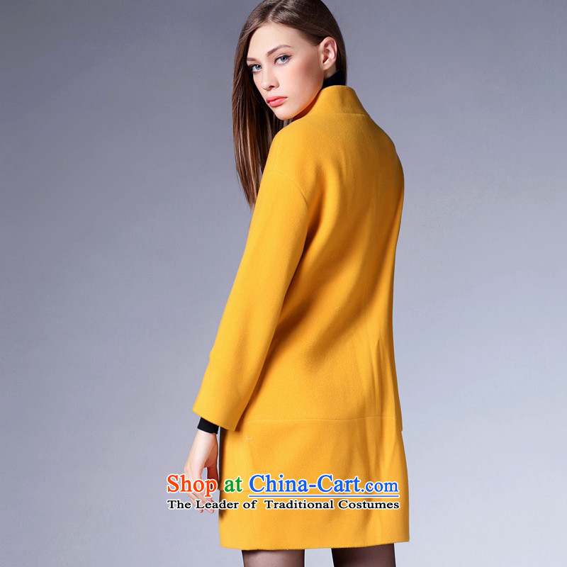 Zk Western women 2015 Fall/Winter Collections new stylish collar jacket in gross? long graphics thin a Sau San coats L,zk,,, orange shopping on the Internet