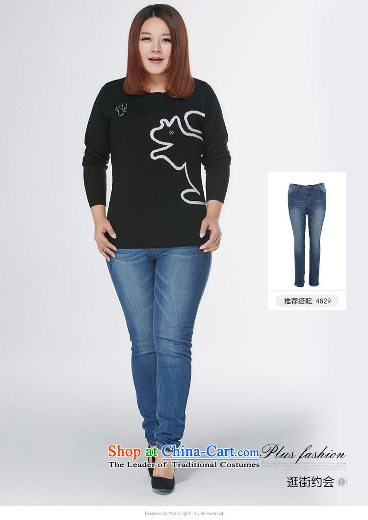To increase the number msshe women 2015 new autumn and winter thick sister video thin sweater pullovers 4-7871-8700 3XL black picture, prices, brand platters! The elections are supplied in the national character of distribution, so action, buy now enjoy more preferential! As soon as possible.