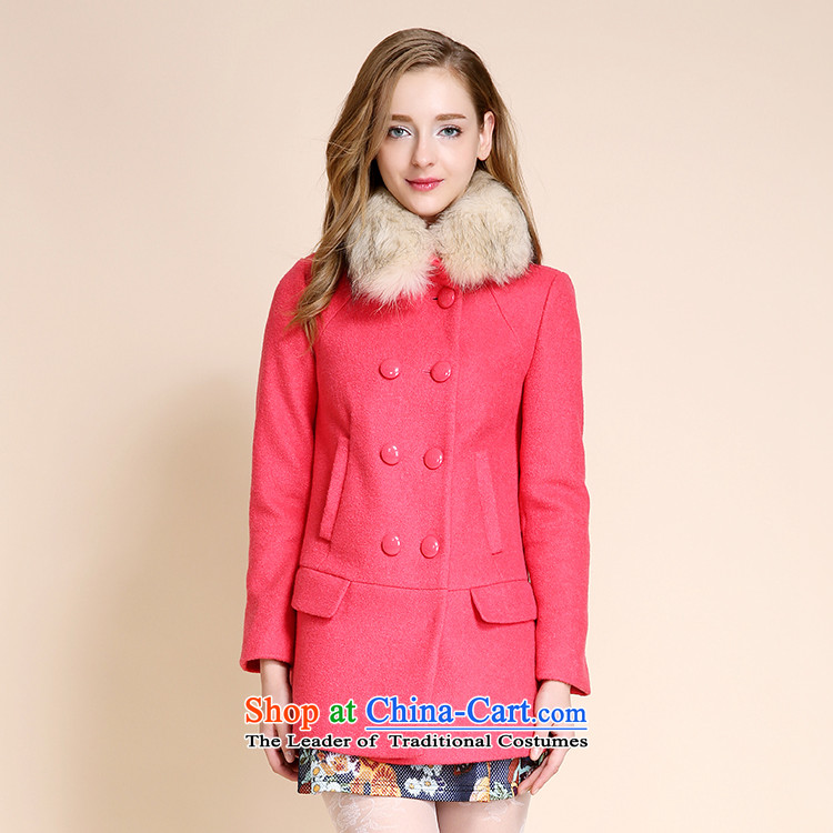 Chaplain who winter campaign for women of the new sub-gross minimalist collar and pure colors in the long hair? coats plum 165/88A/L picture, prices, brand platters! The elections are supplied in the national character of distribution, so action, buy now enjoy more preferential! As soon as possible.