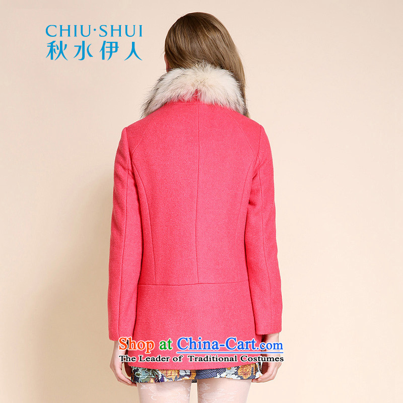 Chaplain who winter campaign for women of the new sub-gross minimalist collar and pure colors in the long hair? coats plum 165/88A/L, chaplain who has been pressed shopping on the Internet