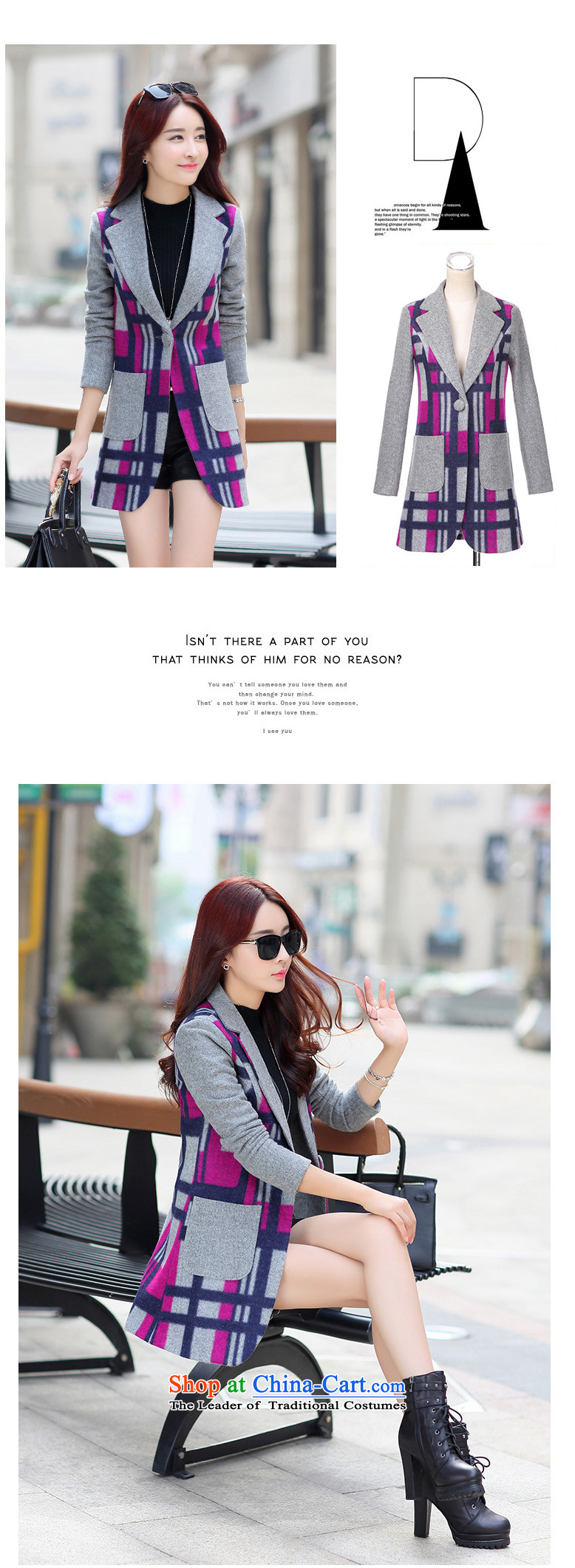 Cruise in the autumn and winter 2015 advanced new for women in the Korean version of the Sau San long coats N460 latticed gross? green XL Photo, prices, brand platters! The elections are supplied in the national character of distribution, so action, buy now enjoy more preferential! As soon as possible.