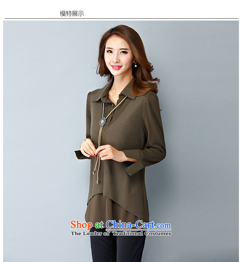 The new 2015 Zebina Nga leave two large long-sleeved shirt, forming the women XXXXL brown pictures, I.Collaboration price, brand platters! The elections are supplied in the national character of distribution, so action, buy now enjoy more preferential! As soon as possible.