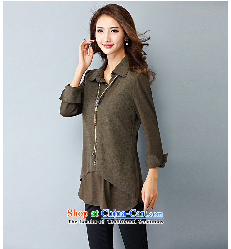 The new 2015 Zebina Nga leave two large long-sleeved shirt, forming the women XXXXL brown pictures, I.Collaboration price, brand platters! The elections are supplied in the national character of distribution, so action, buy now enjoy more preferential! As soon as possible.