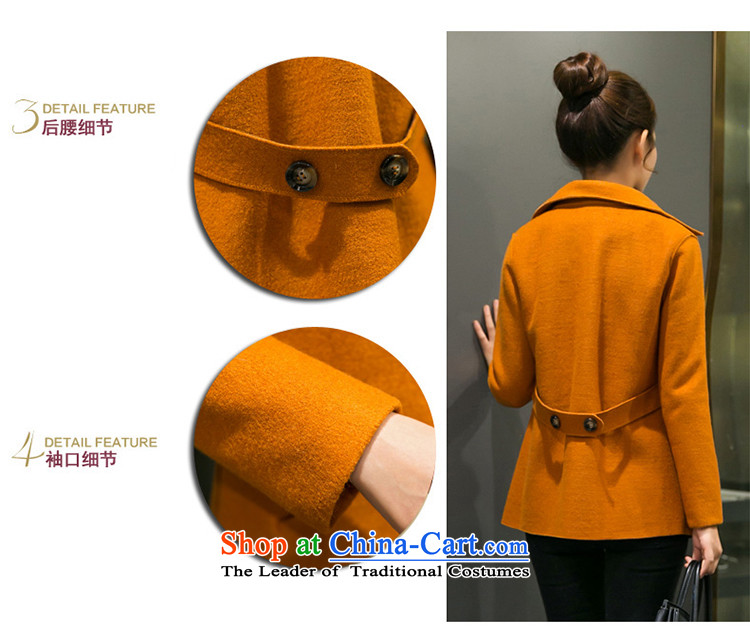 The autumn and winter new Korean female Sau San Mao? coats that long thin stylish a graphics COAT 1718 and color L pictures Kim, prices, brand platters! The elections are supplied in the national character of distribution, so action, buy now enjoy more preferential! As soon as possible.