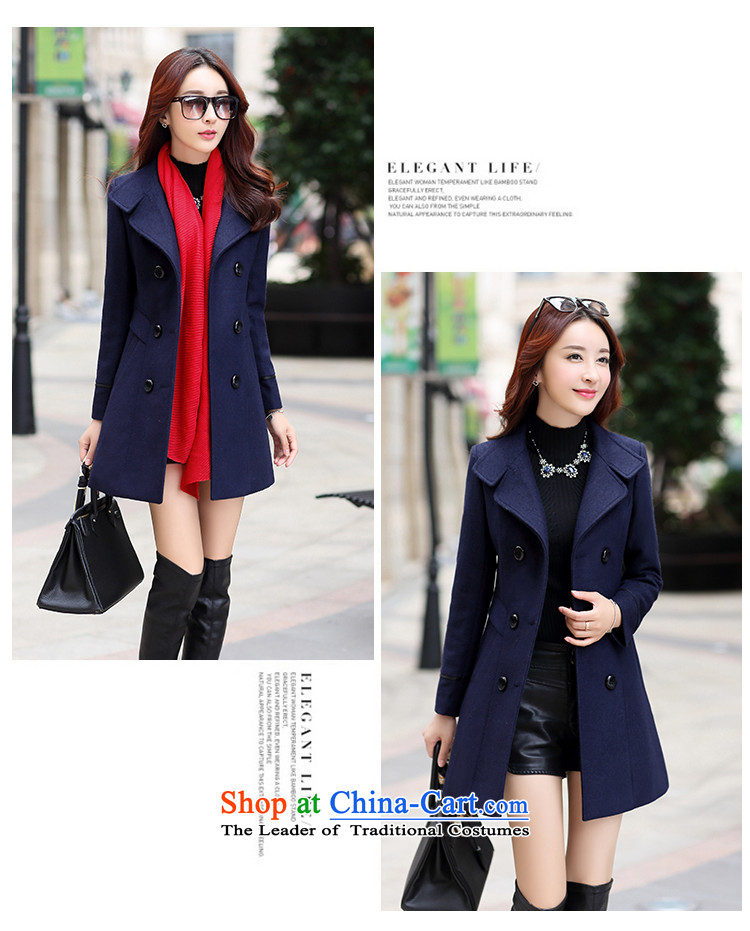 The population of Pure wool coat women 2015? autumn and winter new Korean Sau San double-long jacket, yellow. L picture, prices, brand platters! The elections are supplied in the national character of distribution, so action, buy now enjoy more preferential! As soon as possible.