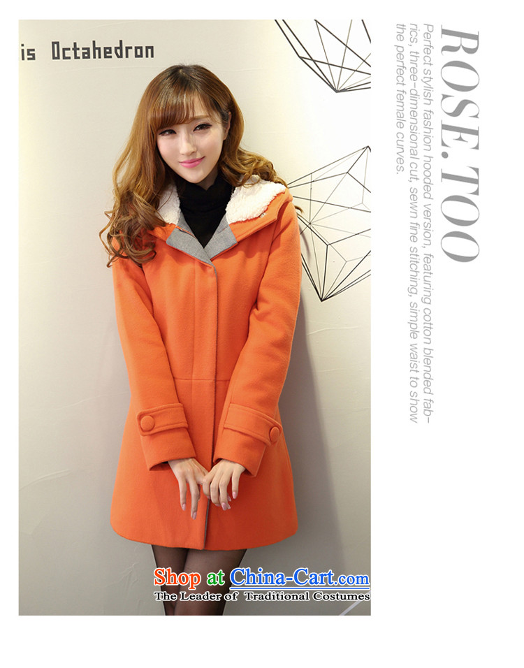 Szili Clinton the ventricular hypertrophy code women 2015 new product lines for autumn and winter by sister in mm thick long thin hair? jacket video female cashmere overcoat hoodie 200 catties orange XXXXL picture, prices, brand platters! The elections are supplied in the national character of distribution, so action, buy now enjoy more preferential! As soon as possible.