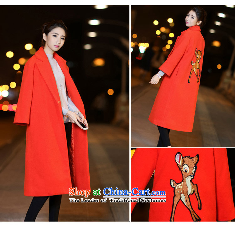 The new winter 2015 GEWHY Korean version in the thick of Sorok gross coats female strap is thick wool coat orange L pictures?, prices, brand platters! The elections are supplied in the national character of distribution, so action, buy now enjoy more preferential! As soon as possible.