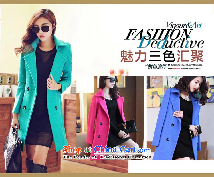 Lonely if gross? autumn and winter coats women 2015 replacing the new Korean version of Sau San double row is long wool coat 3150 7203 A RED M picture, prices, brand platters! The elections are supplied in the national character of distribution, so action, buy now enjoy more preferential! As soon as possible.