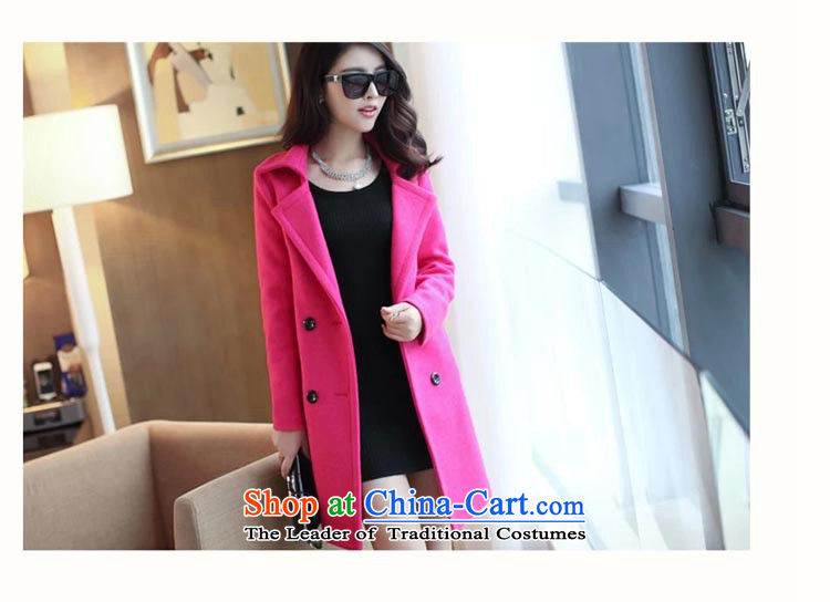 Lonely if gross? autumn and winter coats women 2015 replacing the new Korean version of Sau San double row is long wool coat 3150 7203 A RED M picture, prices, brand platters! The elections are supplied in the national character of distribution, so action, buy now enjoy more preferential! As soon as possible.