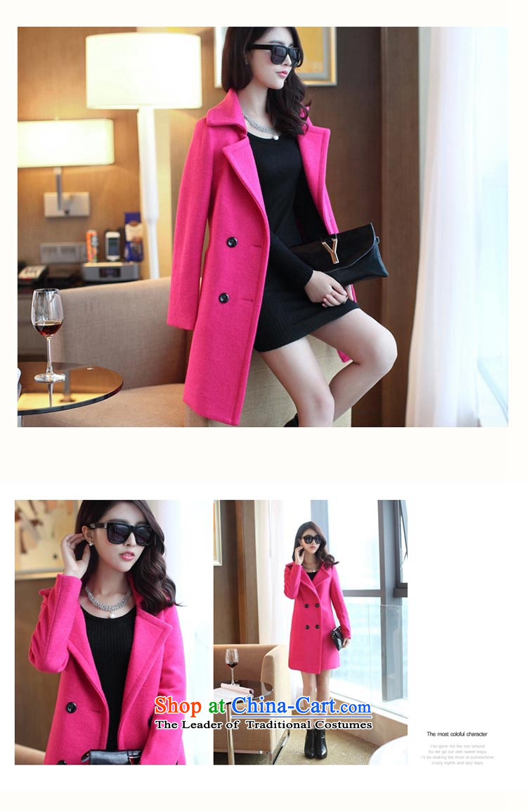 Lonely if gross? autumn and winter coats women 2015 replacing the new Korean version of Sau San double row is long wool coat 3150 7203 A RED M picture, prices, brand platters! The elections are supplied in the national character of distribution, so action, buy now enjoy more preferential! As soon as possible.