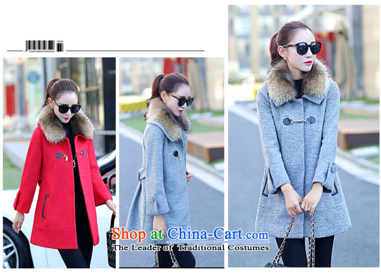 Lonely if gross? autumn and winter coats women 2015 replacing the new Korean version of Sau San double row is long wool coat 3150 7203 A RED M picture, prices, brand platters! The elections are supplied in the national character of distribution, so action, buy now enjoy more preferential! As soon as possible.