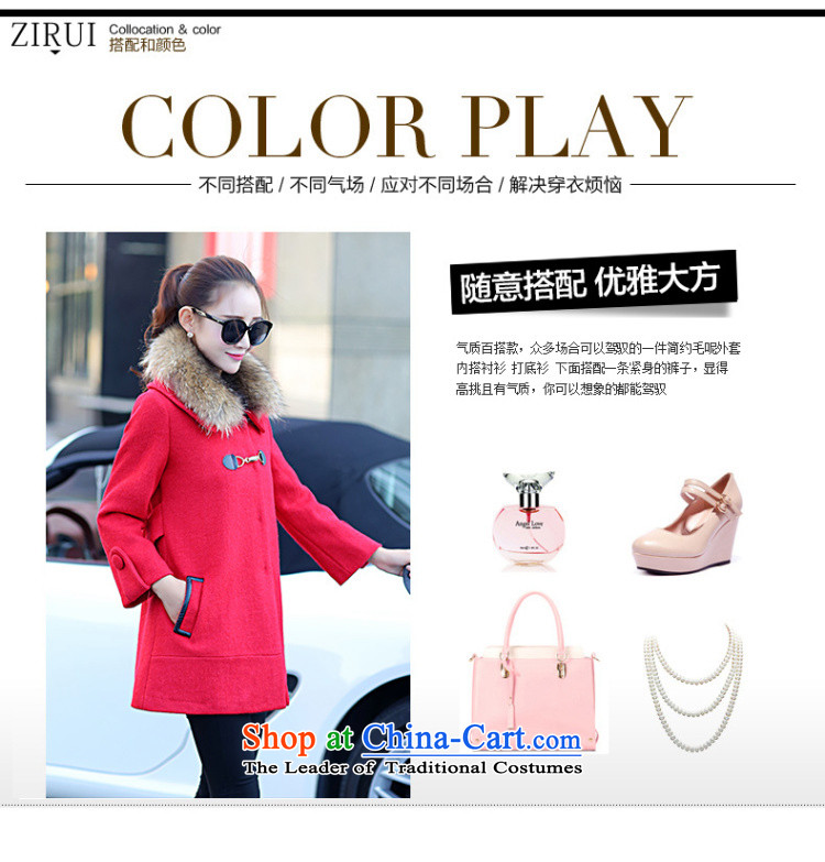 Lonely if gross? autumn and winter coats women 2015 replacing the new Korean version of Sau San double row is long wool coat 3150 7203 A RED M picture, prices, brand platters! The elections are supplied in the national character of distribution, so action, buy now enjoy more preferential! As soon as possible.