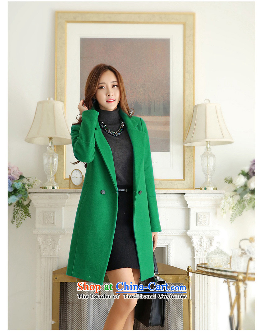 Ms Audrey EU money in gross? jacket long winter 2015 new Korean commuter Sau San solid color jacket? long-sleeved gross OL? Women 7749 pictures coats color M brand, prices, picture platters! The elections are supplied in the national character of distribution, so action, buy now enjoy more preferential! As soon as possible.