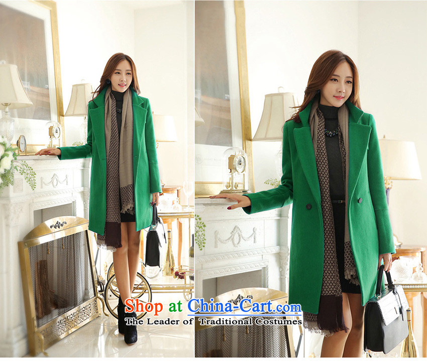 Ms Audrey EU money in gross? jacket long winter 2015 new Korean commuter Sau San solid color jacket? long-sleeved gross OL? Women 7749 pictures coats color M brand, prices, picture platters! The elections are supplied in the national character of distribution, so action, buy now enjoy more preferential! As soon as possible.
