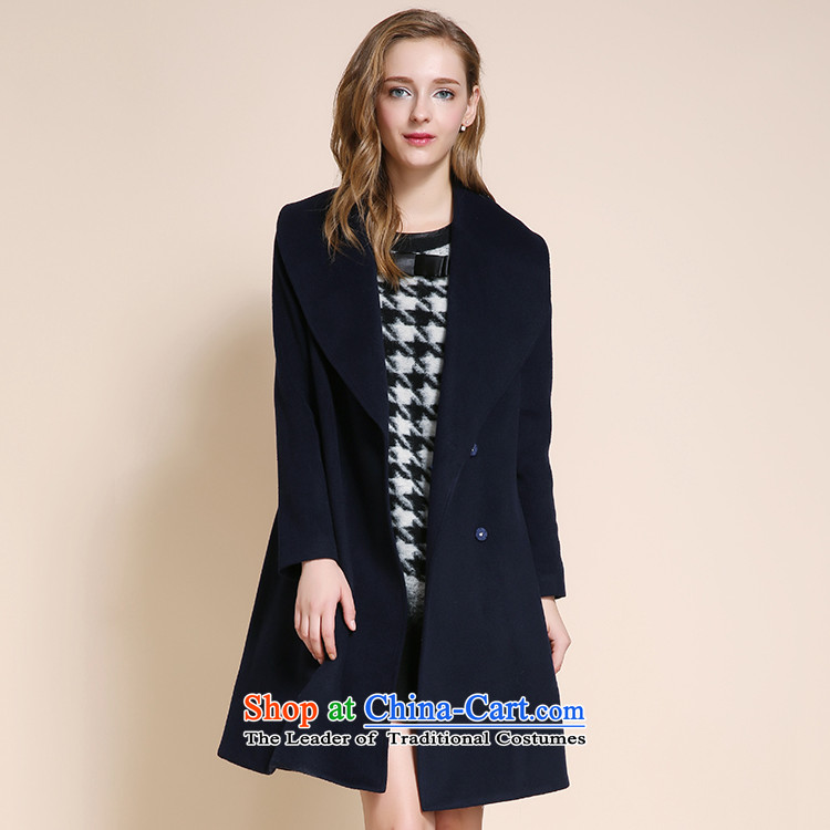 Chaplain who winter clothing new women's Korea version of large roll collar tether in long stylish graphics thin a wool coat navy 160/84A/M picture, prices, brand platters! The elections are supplied in the national character of distribution, so action, buy now enjoy more preferential! As soon as possible.