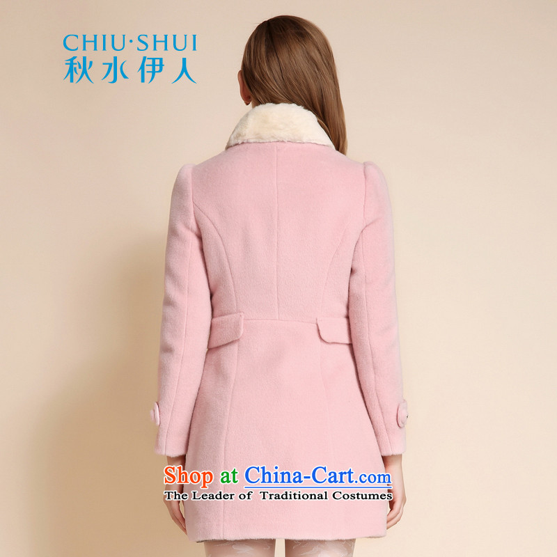 Chaplain who winter clothing new women's stylish gross for double-wool warm jacket coat of Sau San Mao? 170/92A/XL, pink chaplain who has been pressed shopping on the Internet