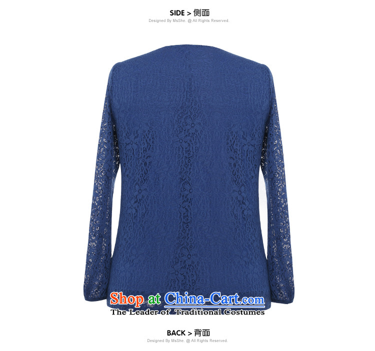 Msshe xl women 2015 new fall inside the ELASTIC LACE shirt sweet t-shirt, forming the Netherlands 2,492 will be blue 3XL picture, prices, brand platters! The elections are supplied in the national character of distribution, so action, buy now enjoy more preferential! As soon as possible.