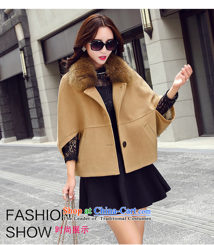 Princess Royal Seal 2015 Fall/Winter Collections new liberal video thin bat sleeves Doo-fung gross?) Ms. Short jacket a wool coat 96682 RED  M picture, prices, brand platters! The elections are supplied in the national character of distribution, so action, buy now enjoy more preferential! As soon as possible.