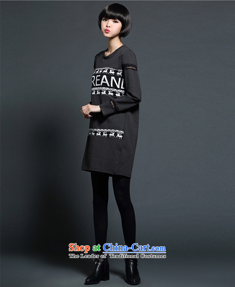 In accordance with the CEN 2015 Autumn bathing in the new Europe for women temperament large Sau San Fat MM female stitching knitting took long-sleeved dresses J232# XXXL black picture, prices, brand platters! The elections are supplied in the national character of distribution, so action, buy now enjoy more preferential! As soon as possible.