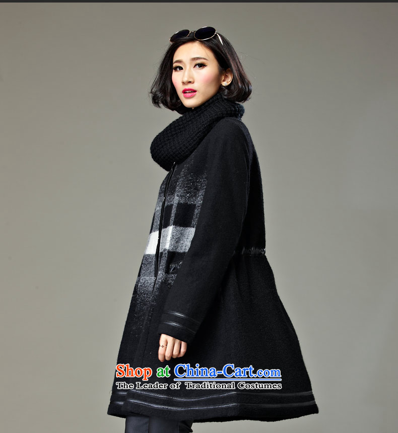 The Eternal Soo-XL WOMEN'S GROSS? new winter coats 2015 MM thick, Hin thick sister in thin long to increase the burden of black-and-white overcoat 200 LATTICED XL Photo, prices, brand platters! The elections are supplied in the national character of distribution, so action, buy now enjoy more preferential! As soon as possible.