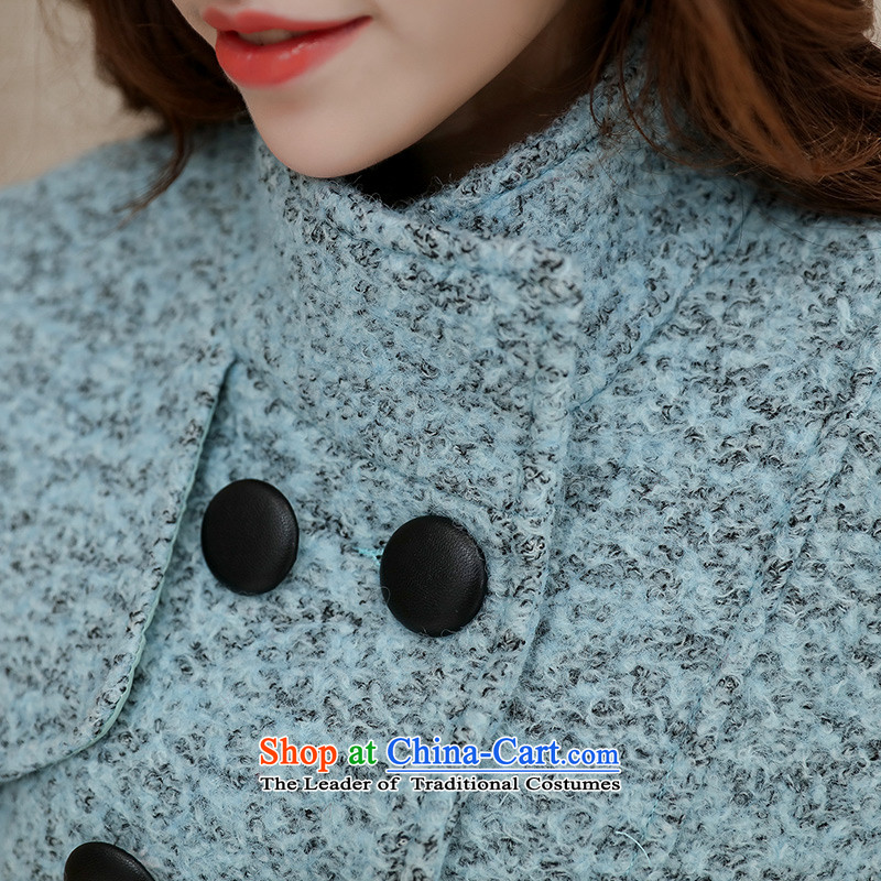 Vera wind 2015 autumn and winter new Korean girl who decorated stylish long coats that we Gross Gross flows of Women's jacket is white , L, Vera winds (W-LAFONT) , , , shopping on the Internet