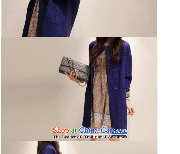 Ms Audrey EU approximately 2015 autumn and winter new Korean female loose wild wool coat girl in long?) jacket coat YW476 female purple M 741 catties) picture recommendations, prices, brand platters! The elections are supplied in the national character of distribution, so action, buy now enjoy more preferential! As soon as possible.