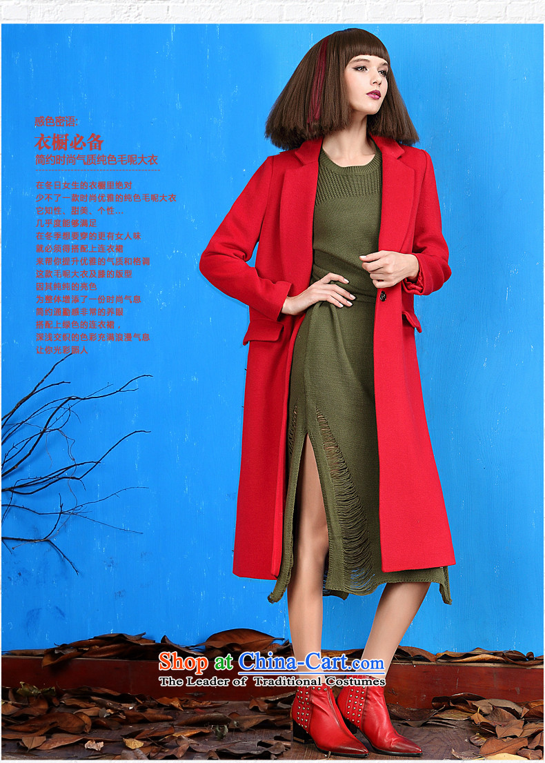 The autumn and winter 2015 color and confusing to the new medium to long term gross? a female jacket coat coats RED M picture, prices, brand platters! The elections are supplied in the national character of distribution, so action, buy now enjoy more preferential! As soon as possible.