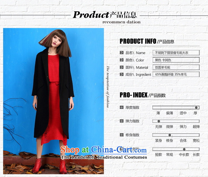 Sexy And Dangerous color for autumn and winter 2015 new products in black long overcoat with thin hair? coats video? children black L picture, prices, brand platters! The elections are supplied in the national character of distribution, so action, buy now enjoy more preferential! As soon as possible.