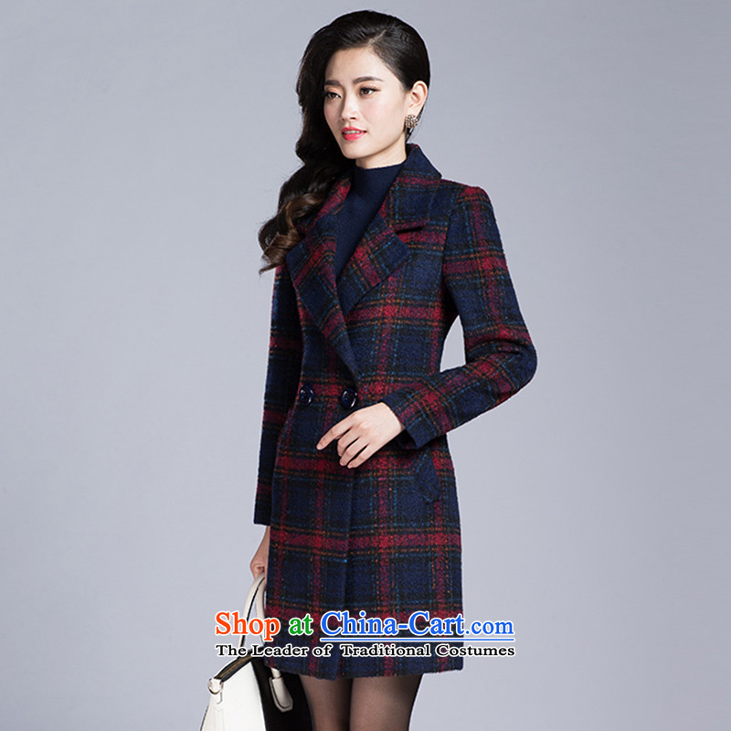 Van Gogh 倲 2015 autumn and winter female new Korean thick hair, long jacket?? coats of female X109 Red , L, Van Gogh 倲 fandong () , , , shopping on the Internet