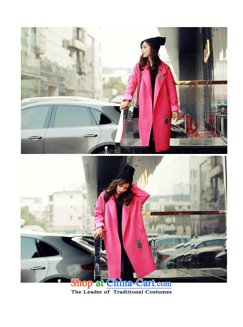 Moting The Ting 2015 autumn and winter new winter for women pure color coats, wool? long hair? jacket Korean large thin graphics Sau San women in red (new) L pictures on, prices, brand platters! The elections are supplied in the national character of distribution, so action, buy now enjoy more preferential! As soon as possible.