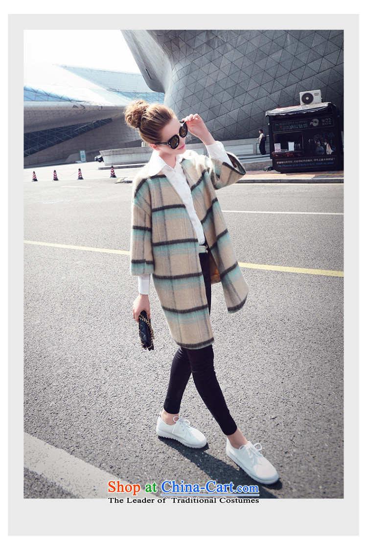 Use the new 2015-Soo Choo boxed loose coat in the Korean version of the video thin stripes jacket women's gross? Will the green picture, prices, brand platters! The elections are supplied in the national character of distribution, so action, buy now enjoy more preferential! As soon as possible.
