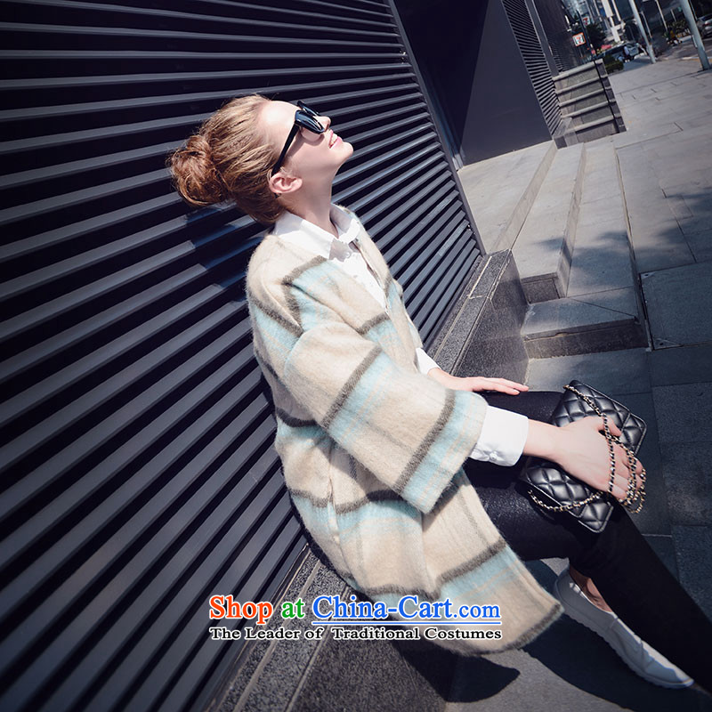 Use the new 2015-Soo Choo boxed loose coat in the Korean version of the video thin stripes jacket women's gross? Will the Green, puzzle-soo (MISHOW) , , , shopping on the Internet